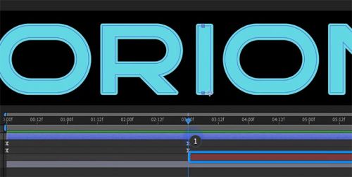 آموزش متحرک سازی حاشیه نورانی متن در افترافکت